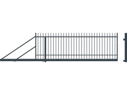 2483 nice posuvna brana sirka 4000 x vyska 1440 mm leva