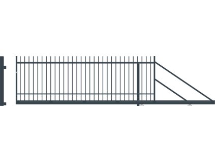 2489 nice posuvna brana sirka 4000 x vyska 1440 mm prava