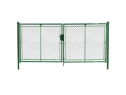 Zahradní brána celovýplet š.3600 mm x v. dle výběru-příprava na FAB vč. sloupků (Výška v mm 2000)
