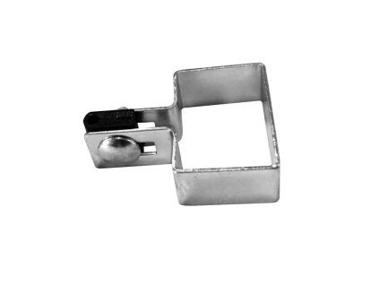 2975 uchyt panelu ke sloupku 60x40 mm koncovy zn