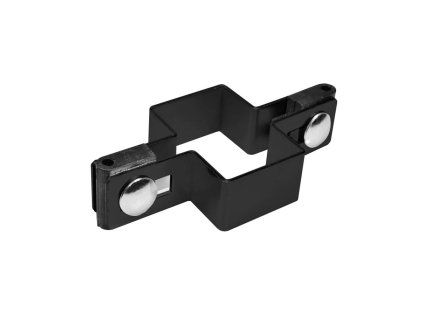 2978 uchyt panelu ke sloupku 60x40 mm prubezny zn antracit