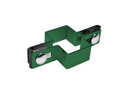 3014 uchyt panelu ke sloupku 62x62 mm prubezny zn zelena