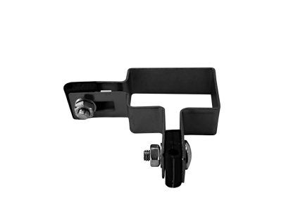 3017 uchyt panelu ke sloupku 62x62 mm rohovy zn antracit