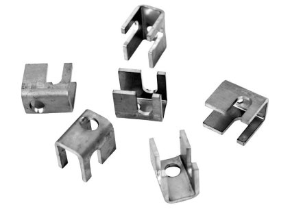 3059 uchyt panelu super nerez ke konstrukci brany