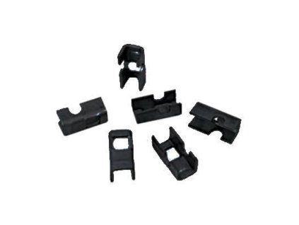 3065 uchyt panelu classic pvc cerny ke konstrukci brany