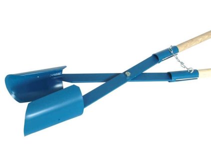 3086 rucni bagr na vybirani zeminy pri kopani der pro sloupky