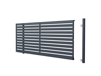 3185 safir brana posuvna na kolecku sirka 4000 x vyska 1520 mm s pohonem leva