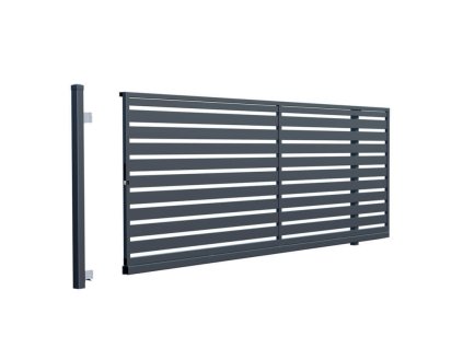3191 safir brana posuvna na kolecku sirka 4000 x vyska 1520 mm s pohonem prava