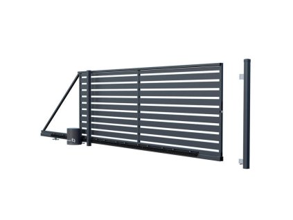 3200 safir brana posuvna sirka 4000 x vyska 1490 mm bez pohonu leva