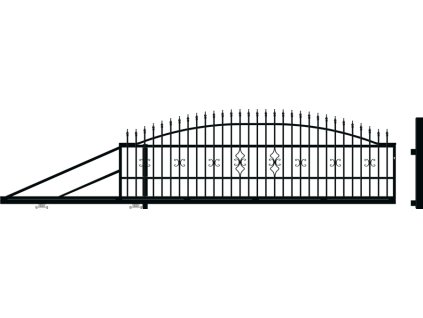 3380 tola brana posuvna sirka 4000 x vyska 1490 mm prava s pohonem