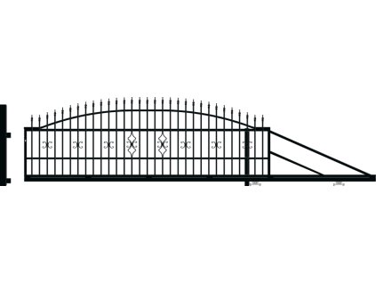 3383 tola brana posuvna sirka 4000 x vyska 1490 mm prava