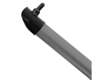 Vzpěra DAMIPLAST® Zn+ poplast PVC / průměr 42x1,5 mm, barva: šedá (Délka v mm: 2600)