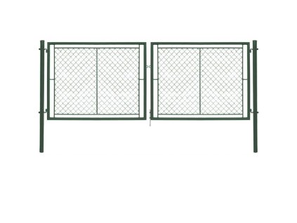 Brána Ideal II šířka 4037mm, čtyřhranné pletivo 55x55mm OKO (Výška v mm 1950 mm)