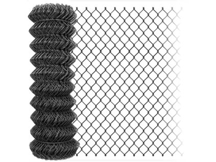 Pletivo Zn+PVC 50, 1,65/2,5 bez zapleteného ND, barva ANTRACIT, 25 m (Role 2000mm/25m)