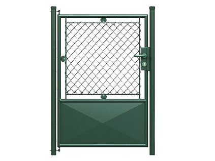 Zahradní branka s psaníčkem s přípravou na FAB š. 1000 mm / v. dle výběru PRAVÁ (Výška v mm 2000)