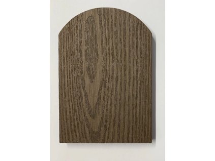Plotový profil CHOCOLATE s půlkulatou hlavou - 90x13mm
