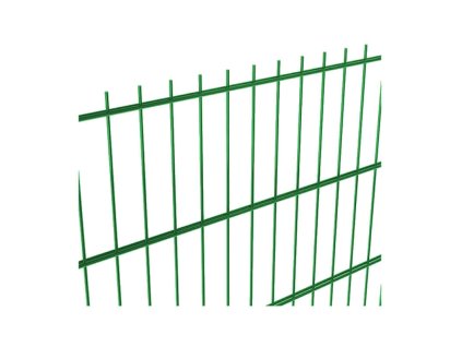 Plotový panel NYLOFOR 2D SUPER STRONG - zinek+PVC zelený (Výška v mm 2430)