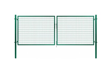 Brána Solid šířka 3542mm, svařovaná síť 50x100mm OKO (Výška v mm 1950 mm)