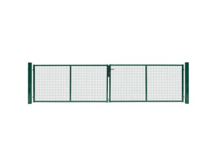 Brána Savan Plus š. 2000+2000mm, příprava na FAB - zelená (Výška branky (mm) 2000.0)