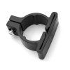 Plastová objímka pro kulatý sloupek / 48 mm vč.šroubu / barevná (barva: zelená)