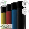 Plotový sloupek DAMIPLAST® poplastovaný Zn + PVC 48x1,5 mm, ostatní barvy, výška dle výběru (Délka v mm: 2600)