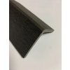 Zakončovací lišta pro terasové a fasádní profily v odstínu Dark grey.