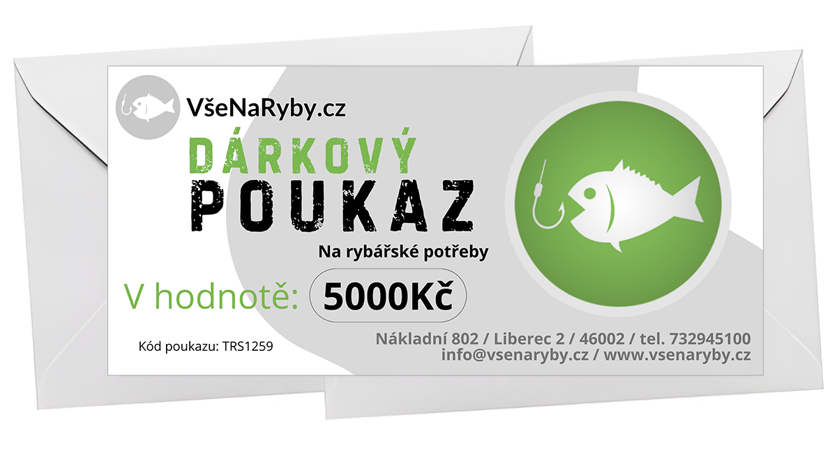 Dárkový poukaz pro rybáře
