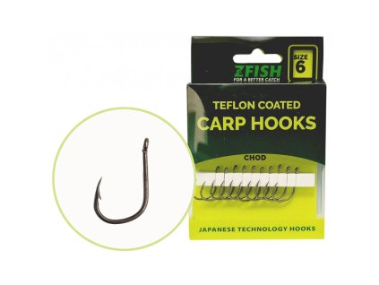Teflonové kaprové háčky ZFISH Chod
