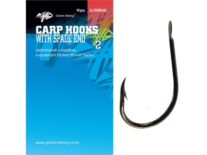 giants fishing hacek s lopatkou carp hooks with spade end