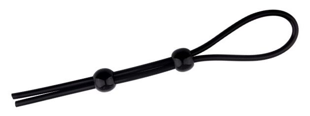 Erekční kroužek Dual Noose Ring černý