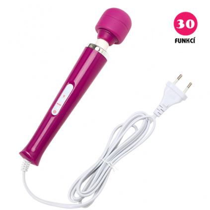 Masážní strojek Wand Massager fialový