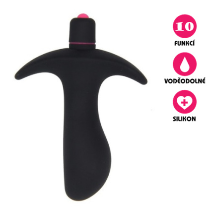 Silikonový anální kolík Prostate Pressure černý