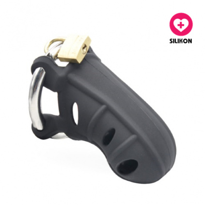 Pás cudnosti pro muže Silicone Chastity Device M size