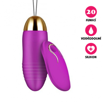 Bezdrátové vibrační vajíčko Silicone Bullet