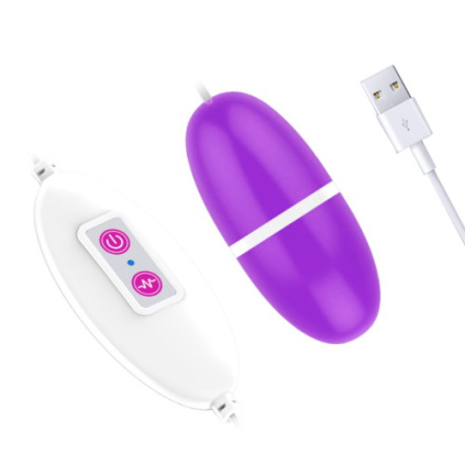 Vibrační vajíčko USB Power MBQ fialové