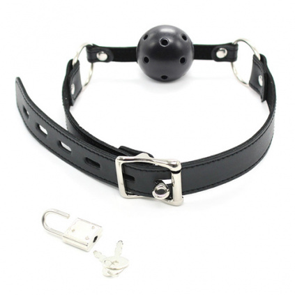 Roubík do úst Locking Breathable Ball Gag