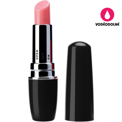 Mini vibrátor Lipstick černý