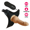 Silikonový strap-on vibrátor Harness Dildo tělový