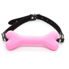 Roubík do úst Dog Bone Gag růžový