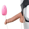 Připínací vibrační dildo Wearable Strap-On Dildo