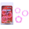 Sada erekčních kroužků Beaded Rings růžová
