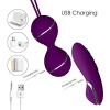 Bezdrátové venušiny kuličky Wireless Love Egg fialové
