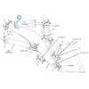 Sworzen ramienia ladowarkowego stosowany w maszynach CAT 966G 966H 972G 972H 1386679 Pin Pivot Loader Arms Палец передней стрелы