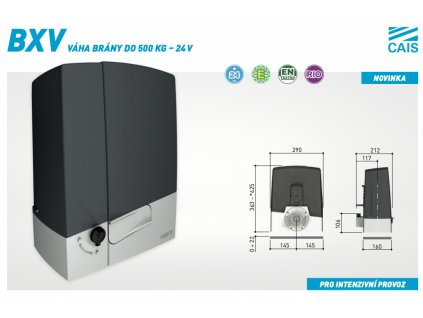 CAME BXV 10 24V pohon pro bránu do 900kg