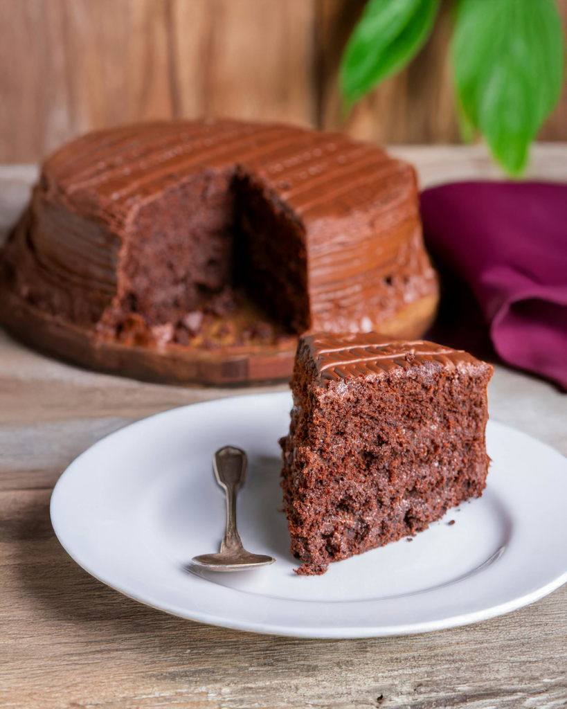 Bezlepkový čokoládový dort