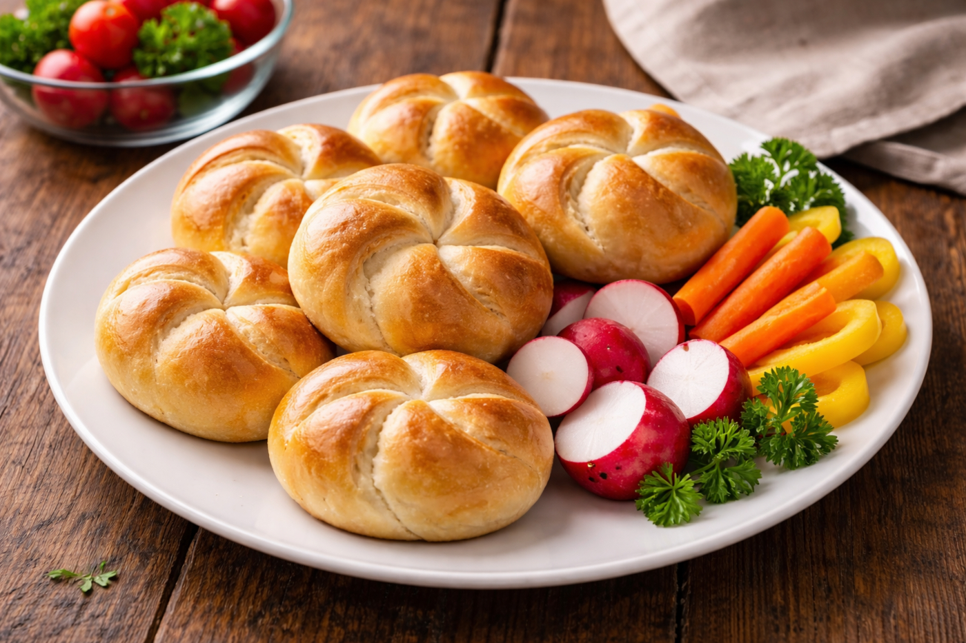 Bezlepkové housky jako z pekárny