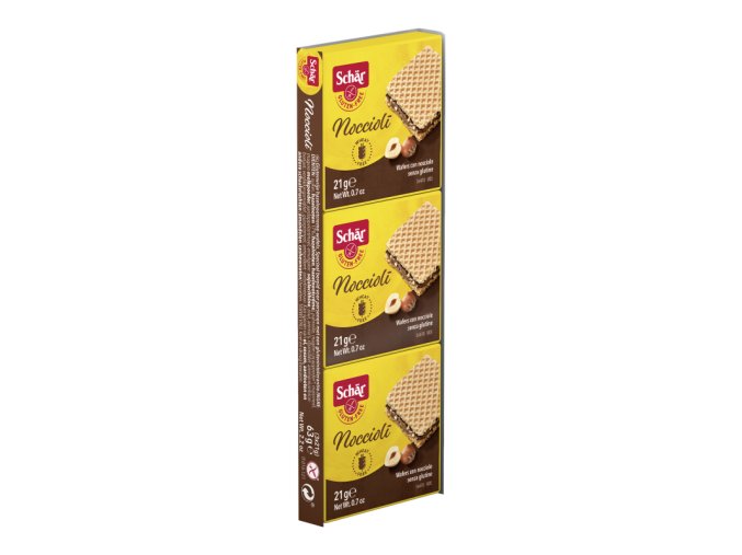 schar noccioli oplatky s liskooriskovym kremem bez lepku 3x21g ct 14
