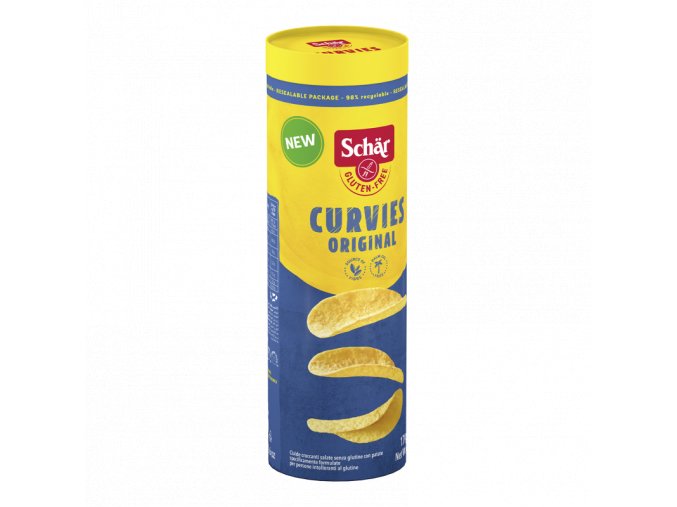 schar curvies original krupave chipsy bez lepku 170g ct 10