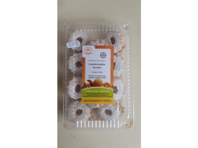 Vánoční nabídka - Linecká kolečka bez lepku 200g