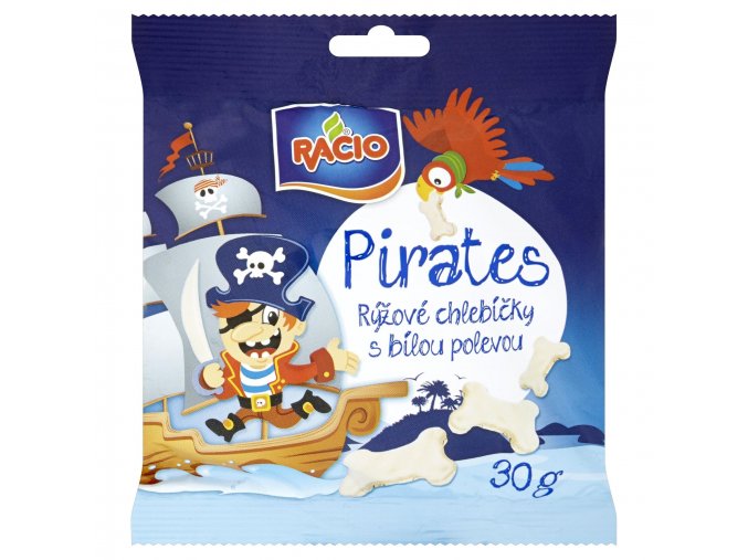 Pirates – rýžové chlebíčky s jogurtovou polevou